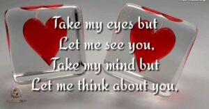 Heart Touching 2 Line Love Shayari in English